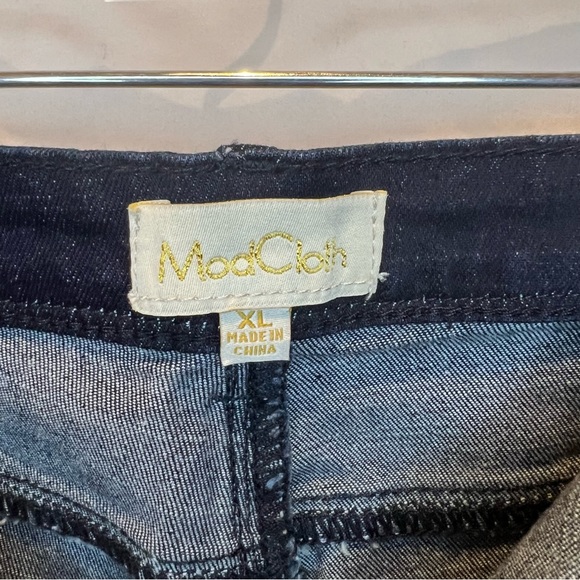 Modcloth Basic Mid-Rise Jeans Dark Wash XL - Picture 6 of 6